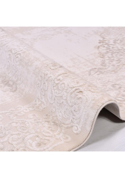 İpek Halı Gaspara 14506 Krem Modern Salon Halısı