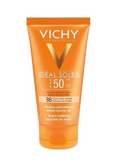 Vichy Ideal Soleil Emulsion Karma ve Yağlı Cilt SPF 50 BB Krem 50 ML