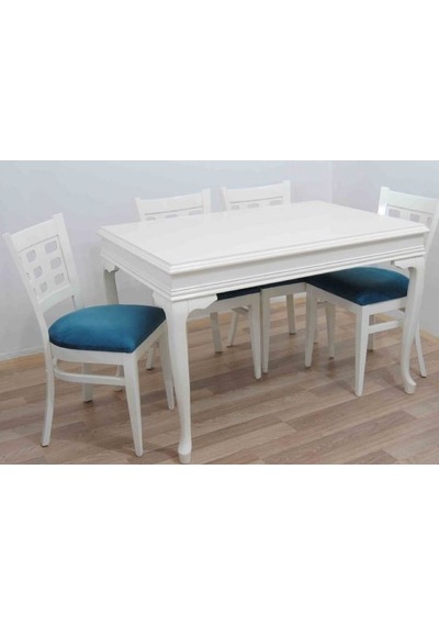 Bengimobilya Masa -Sandalye Takımı Model 9Göz Kayın Torna Retro Parlak Beyaz S (392838504) Bengimobilya Masa -Sandalye Takımı Model 9Göz Kayın Torna Retro Parlak Beyaz S (392838504)