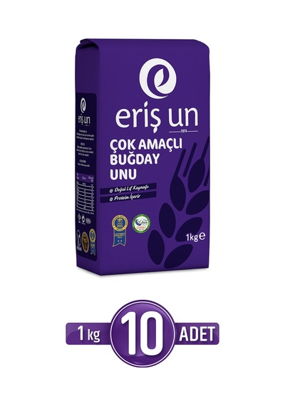 Eriş Un 1 Kg 10'lu Çok Amaçlı Buğday Unu