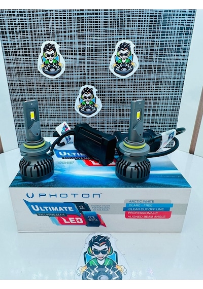 Ultimate Hb3 9005 12-24v Led Headlıght 9500 Lumens 4 Plus