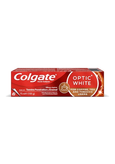 Colgate Optic White Kahve Çay ve Tütün Kullananlar için Diş Macunu 75 ML