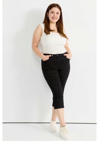 Selen Normal Bel Normal Siyah Kadın Pantolon 25ysl5381-bb Siyah