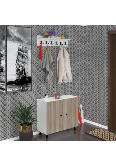 Kenzlife Portmanto Ayakkabılık Ve Askılık Tomak4 Crdbyz 68 100 32 Yirmi Çift Ayakkabı Kapasitesi