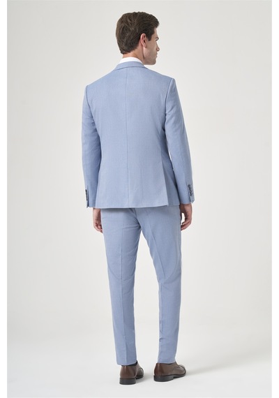 İmza Mavi-gri Mono Yaka Çizgili 6 Drop Slim Fit Tam Astar Esnek Takım Elbise 1001260901 Mavi - Gri İmza Mavi-gri Mono Yaka Çizgili 6 Drop Slim Fit Tam Astar Esnek Takım Elbise 1001260901 Mavi - Gri