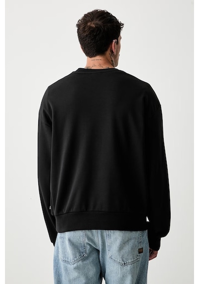 Vans Left Chest Erkek Sweatshirt C-van0010geblkblk Siyah