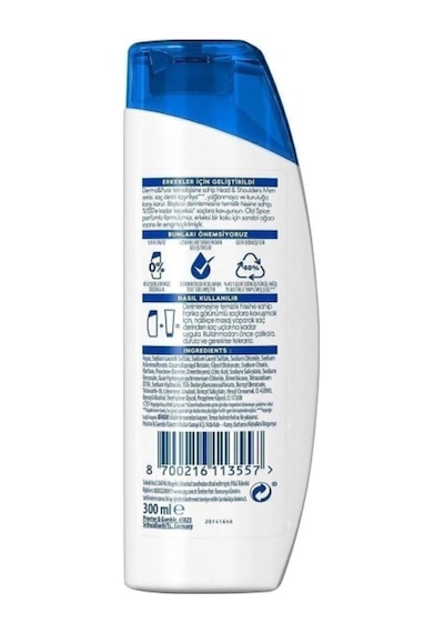 Head & Shoulders Old Spice Erkeklere Özel Kepeğe Karşı Etkili Şampuan 3 x 300 ML
