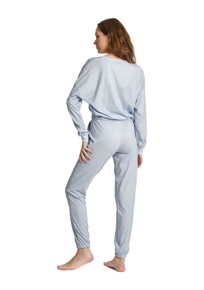 Kadın Pijama Üstü 60335 - Mavi Mavi