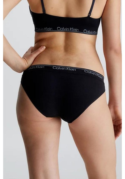 Kadın Calvin Klein İmzalı Elastik Bantlı Siyah Külot 000qf7096e Ub1
