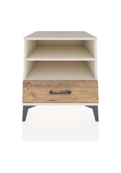 Kronos Komodin 2 Raflı Tek Çekmeceli 60x59x64 Aytaşı-çam Aytaşı