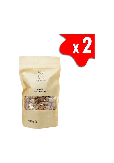 Key Market Doğal Kavrulmuş Badem İçi 500 G