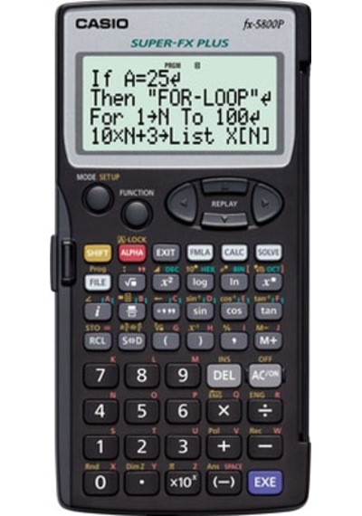Casio Fx-5800p Programlanabilir Bilimsel Fonksiyonlu Hesap Makina