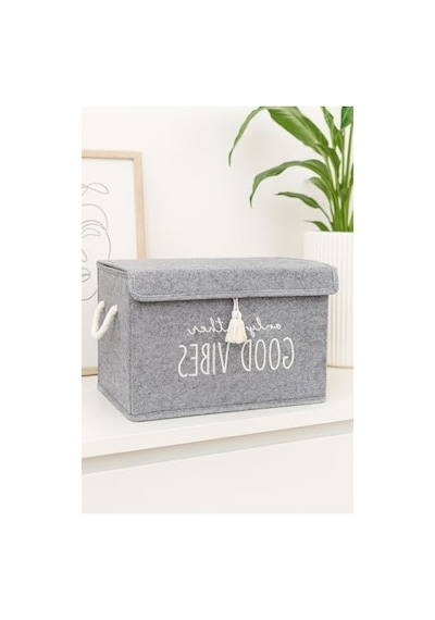 Kapaklı Çok Amaçlı Düzenleyici Kutu, 35x24x24 Cm Boyutunda