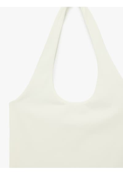Koton Halter Yaka Kolsuz Pamuklu Crop Bluz Ekru 6sal30055ık Ekru Koton Halter Yaka Kolsuz Pamuklu Crop Bluz Ekru 6sal30055ık Ekru