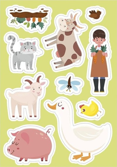 Sassi The Farm - Sticker And Activities