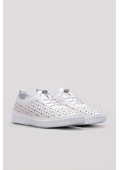 Fast Step Hakiki Deri Kadın Casual Ayakkabı 139za24025lzr Beyaz - Beyaz