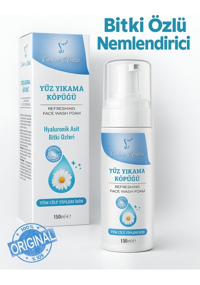 Hyaluronik Asitli Yüz Yıkama Köpüğü 150 Ml Nemlendirici Yüz Temizleme Köpüğü