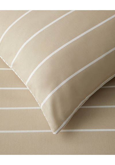 English Home Timeless Line Kolay Ütülenir Çarşaflı Çift Kişilik Nevresim Takımı 200x220 Cm Bej Bej