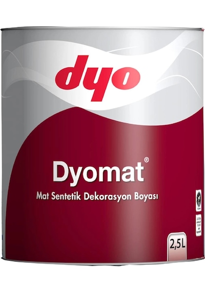 Mey İthalat Mat Mat Dekorasyon Boyası 2,5 Litre Siyah