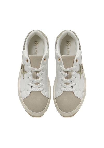 Butigo 26s-106 6fx Beyaz Kadın Sneaker 000000000102203292 Beyaz-altın