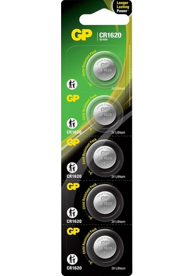 Gp Cr1620 3 Volt Lityum Pil 5li Paket