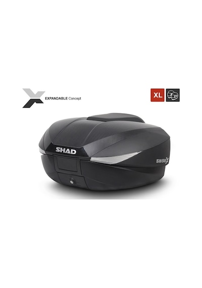 Shad Sh-58x Arka Çanta Karbon Siyah Karbon Siyah