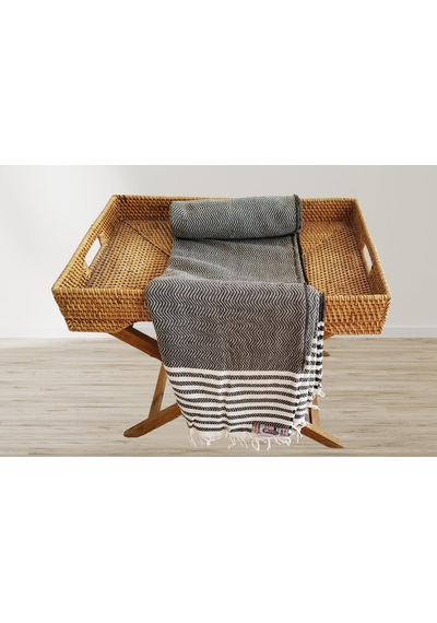 Aksu Summer Line Çok Amaçlı Örtü Pike Koltuk Örtüsü 170x220 Haki Haki