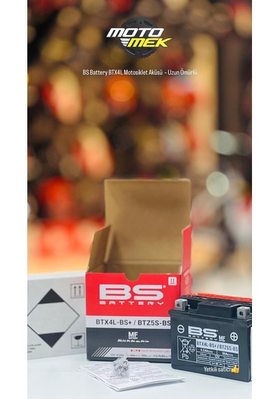 Honda Monkey 125 Today Bs Battery Btx4l-bs+/btz5s-bs Motosiklet Aküsü Ytx4l