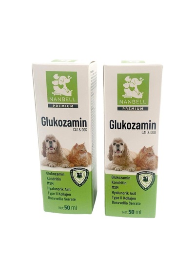 Nanbell Kedi Köpekler İçin Msm ve Kondritinli Glukozamin 2 x 50 ML