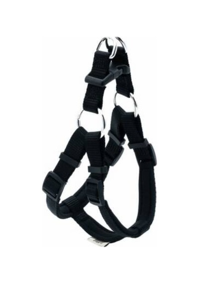 Konfor Ronin Dokuma Köpek Göğüs Tasması Siyah 1,5x35-40 Cm