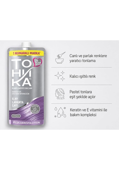 Tonıka Renk Veren Saç Balsamı 8.89 Lavender Tea 150 Ml Diğer
