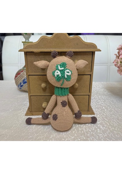 Zürafa Amigurumi Uyku Arkadaşı 26-27 Cm 26 Cm
