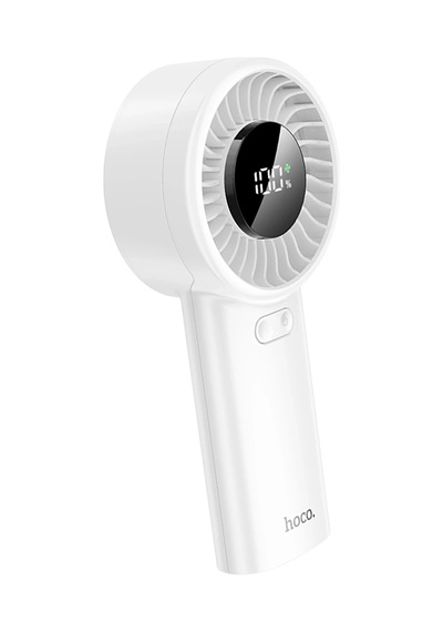 Hoco. Hx62 Endless Dijital Göstergeli El Tipi Ve Masaüstü Soğutucu Fan - Beyaz
