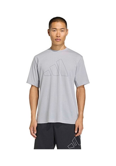 Adidas We Fr Bl T Erkek Antrenman Tişörtü Kc5283 Gri Gri