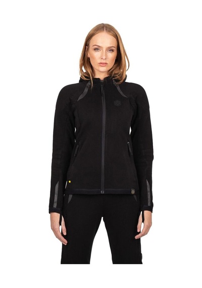 Knox Shield Hoody Aaa Korumalı Kapüşonlu Kadın Motosiklet Montu Siyah