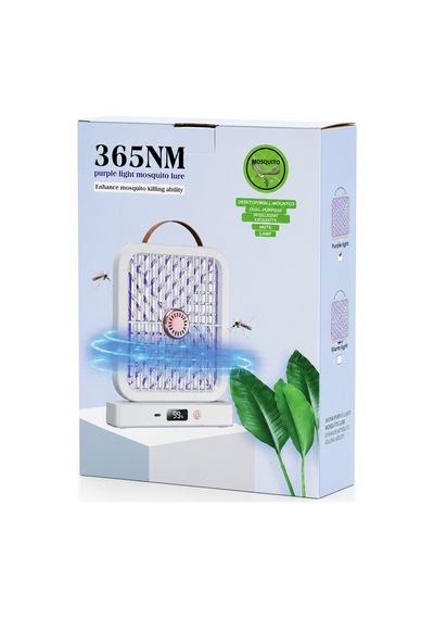 Usb Şarjlı - Elektrik Çarpmalı - Dijital Ekran Asma Aparat - Sessiz Çalışma Uv Işıklı Sinek Kovucu Hs-371 5705