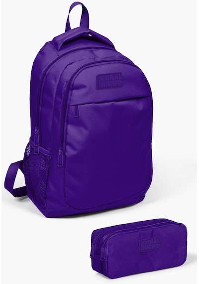 Coral High Kids Mor 2'li Okul Çanta Seti Set0214397