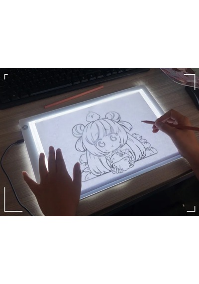 Monozone A4 Led Işıklı 3 Seviye Animasyon Portre Çizim Kopyalama