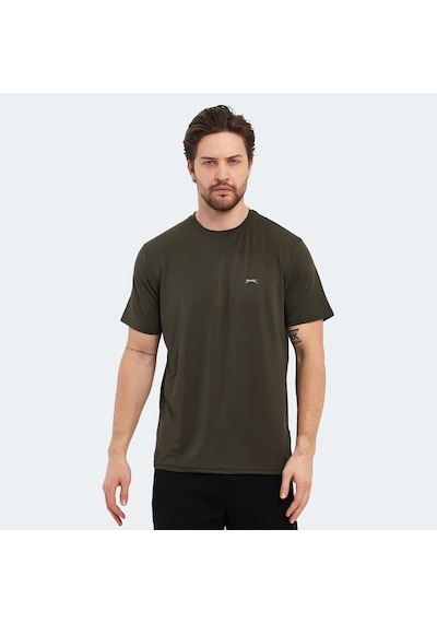 Slazenger OSWIN 5 li Set Erkek  Gri - Haki - Kırmızı - Saks Mavi - Turuncu Tişört