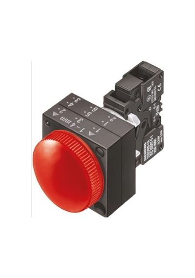 Siemens 3Sb3244-6Ba20 Komple Sinyal Lambaları 24V Ac/Dc LedLi Kırmızı