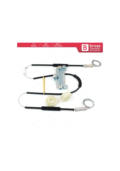 BMW 5 E39 1996-03/1999 4/5 Kapı İçin Arka Sol Cam Kriko Tamir  Set