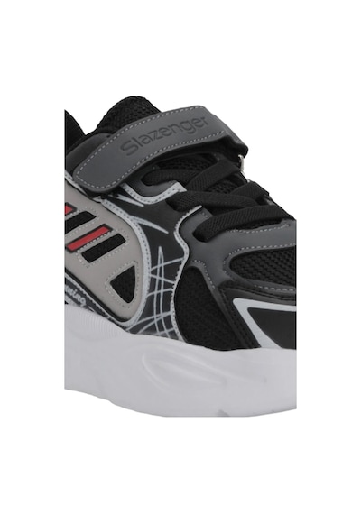 Slazenger Kelsy Erkek Çocuk Siyah / Kırmızı Günlük Spor Ayakkabısı Siyah / Kırmızı