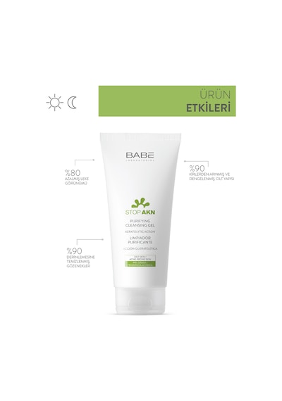 Babe Stop Akn Purifying Cleansing Arındırıcı Yüz Temizleme Jeli 100 ML