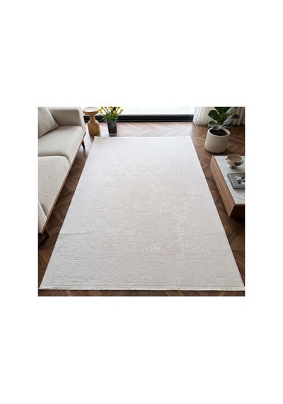 Merinos Vista Beyaz Renk %100 Akrilik Parlak Dokuma Motif Desenli Yumuşak Dokulu Salon Oturma Odası Halısı 76338-60 Merinos Vista Beyaz Renk %100 Akrilik Parlak Dokuma Motif Desenli Yumuşak Dokulu Salon Oturma Odası Halısı 76338-60