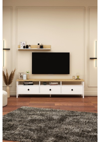 Remy Tv Ünitesi 180 Tv-u1 Sepet - Beyaz Sepet - Beyaz