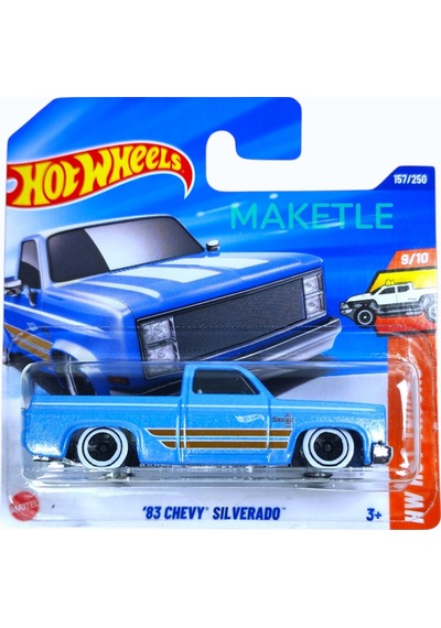 Hot Wheels - '83 Chevy Silverado - Hyy91 - Açık Mavi