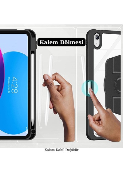 Apple Uyumlu 10 9 Inc nesil 360 Dönebilen Standlı Pino iPad Tablet Kılıfı Kılıf
