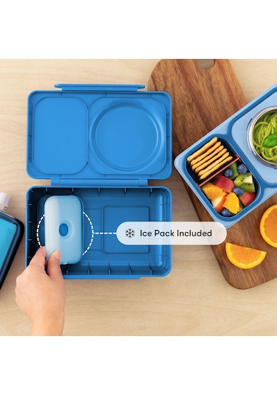 Omiebox - Up Isı Yalıtımlı 2. Nesil Kozmik Mavi Bento Yemek Kutusu Diğer