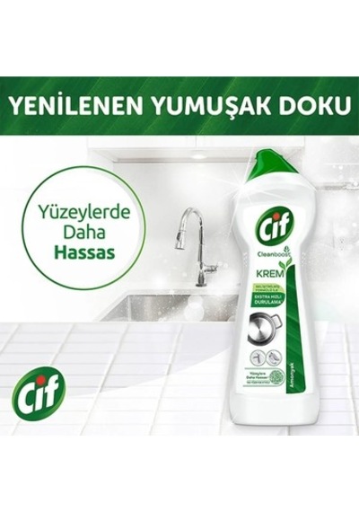 750 Ml Ekstra Hızlı Durulama Özellikli Krem Temizleyici 100'lü Set