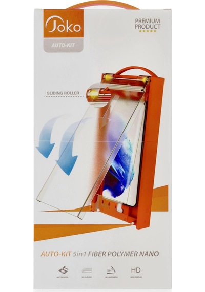 Joko Samsung Galaxy Uyumlu  S22 Ultra Autokit 5in1 Fiber Polymer Nano Ekran Koruyucu